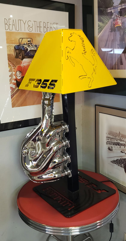 Custom Made Ferrari Lamps