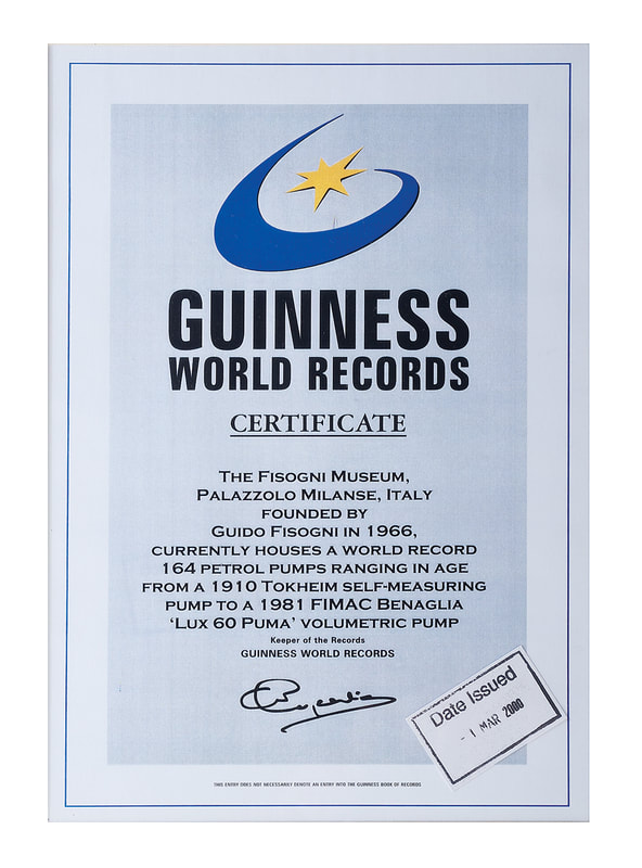 The Fisogni Museum Guinness World Record for Gas Pumps