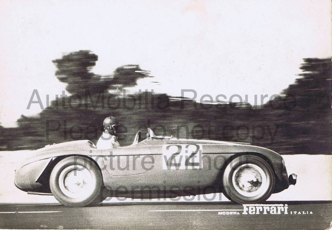 1949 Le Mans 24 Hours victory postcard