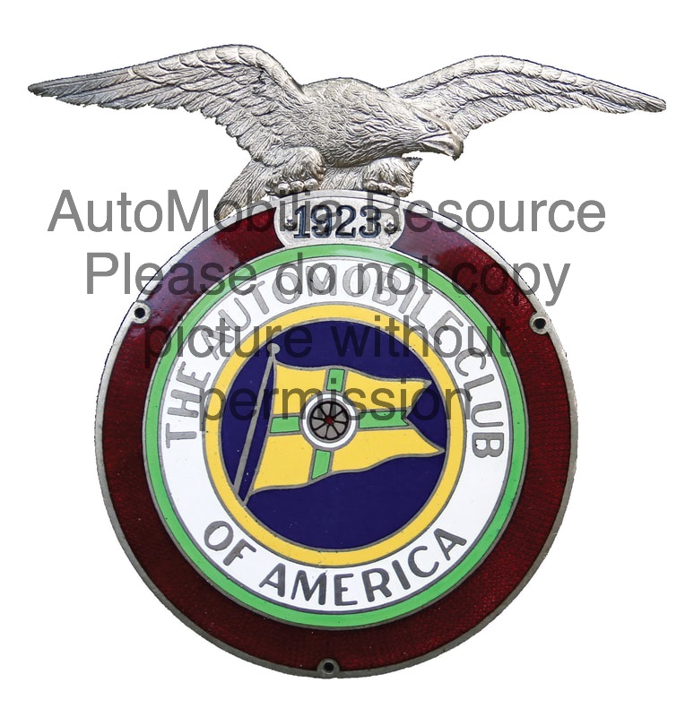 The Automobile Club of America 1923 Badge