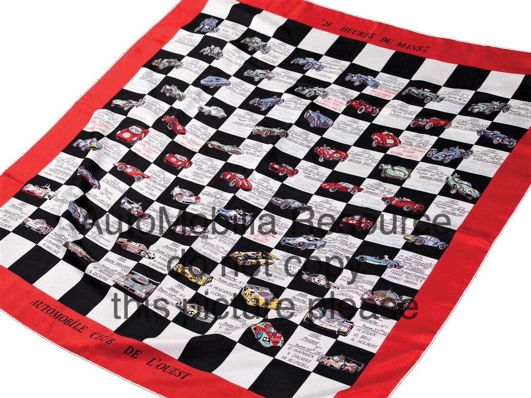 24-Heures-Du-Mans scarf checkered