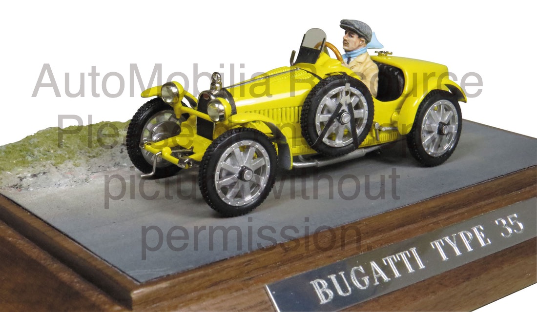 Racing Dioramics Bugatti type 35 model car