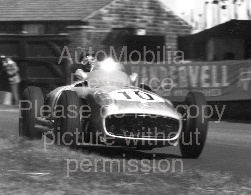 Mercedes-Benz W196 with Fangio 1955 British Grand Prix