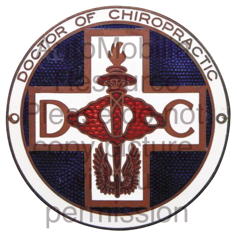 Car Badge Doctor of Chiropractic car badge