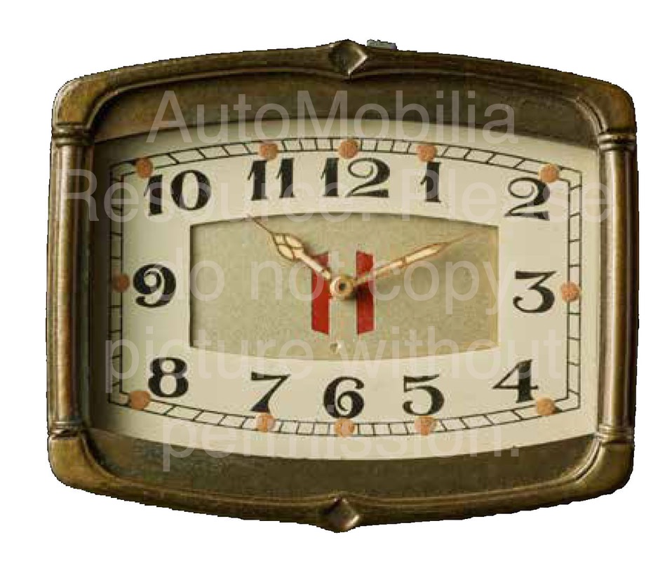 Phinney Walker dash clock  for Hupmobile c. 1930s.